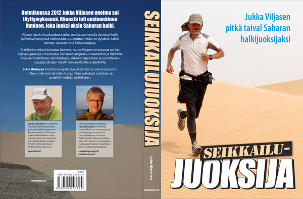 Juha Hietanen on kirjoittanut kirjan Jukka Viljanen - seikkailujuoksija